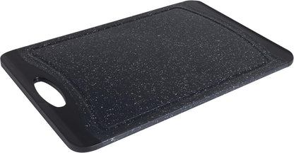 Kitchen Details Large Granite Look Cutting Board, Black