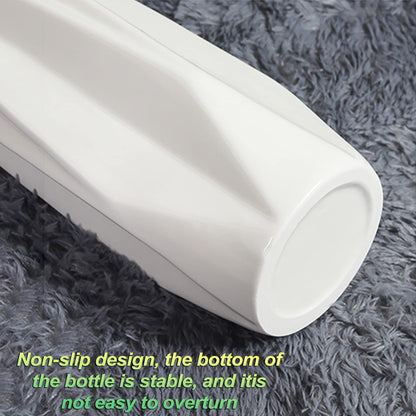 Floor Vase Ceramic Vase,Decorative Large,Floor,Large Floor Vase,White Ceramic Vase,Handcrafted,Sophisticated Vessel for Decorative Branches and Dried Flower,WHI,White-61cm