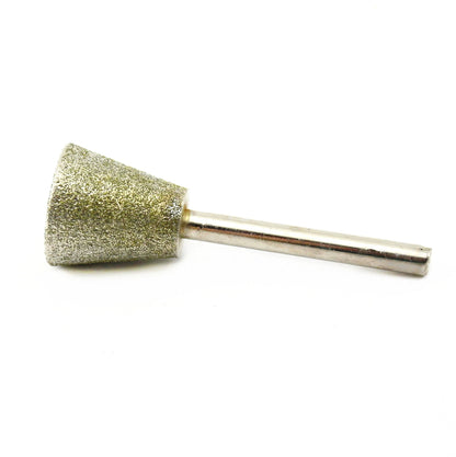 ILOVETOOL 25mm Inverted Cone Diamond Bits Burr Masonry Carving Tools for Gem Stone