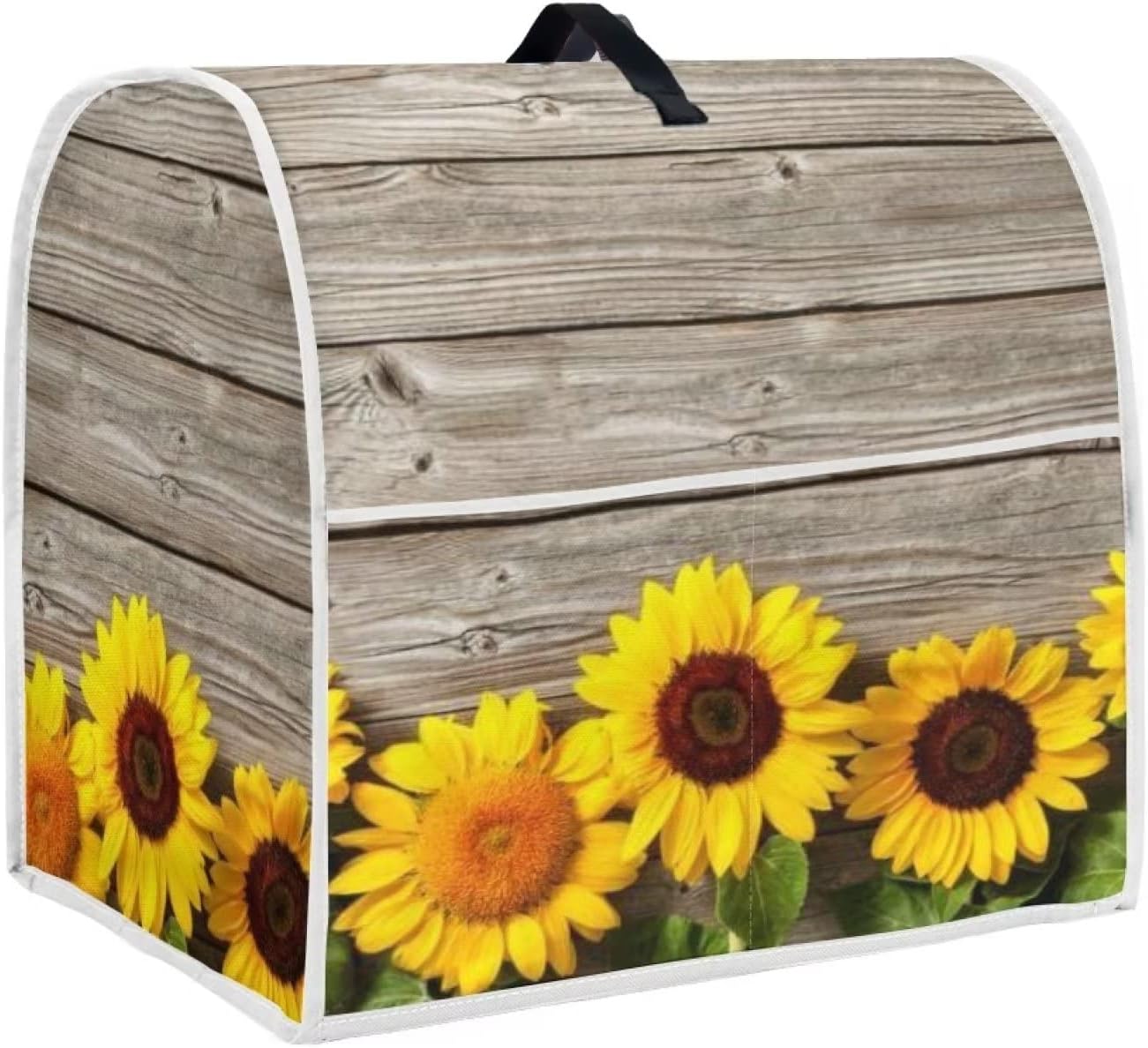 Stand Mixer Cover Compatible with Kitchen Aid, Cute Sunflower Dustproof Covers with Accessories Pockets for Mixers