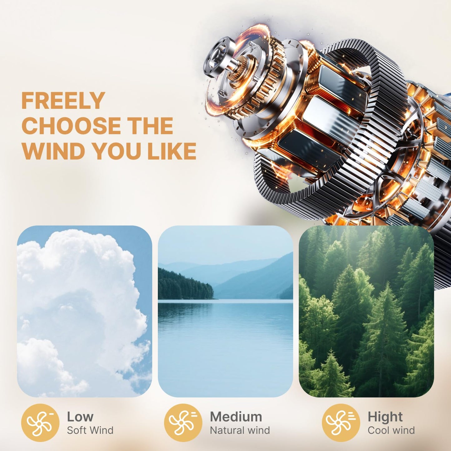 LITLISFlY White Ceiling Fan with LED Lights, 5-Level Dimmable Light, Low Profile Flush Mount Fan, Quiet Operation, Remote Control, 3CCT, Perfect for Bedroom, Kitchen & Patio