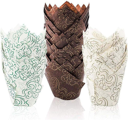 150Pcs/Pack Cake Mold Muffin Cupcake Paper Cups, Oilproof Cupcake Liner Wrapper