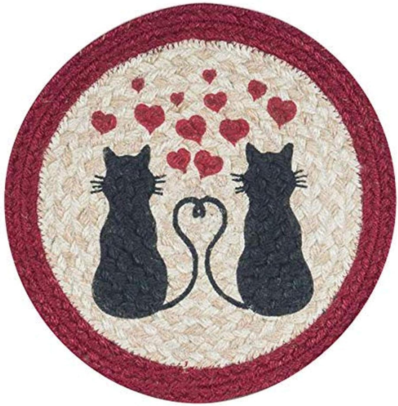 Multicolor Earth Rugs Trivet, 10"x10"