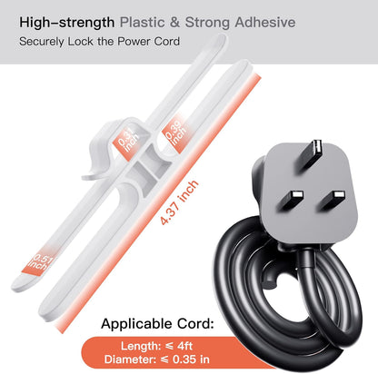 PZOZ (4 Pack) Cord Organizer for Appliances, Kitchen Cable Bundlers, Kitchen Storage Gadgets for Coffee Bar