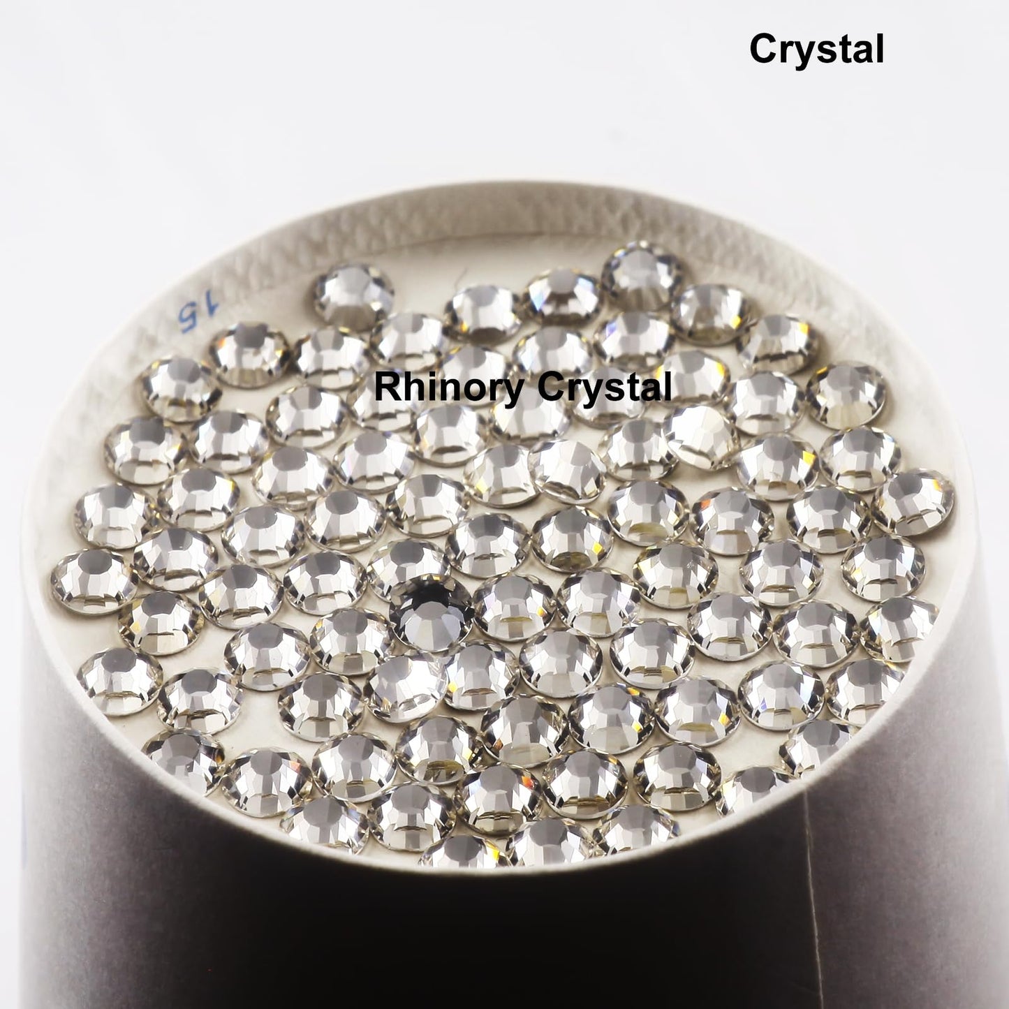 Rhinory Crystal Flatback Rhinestones Bedazzling Kit - Crystal Clear Gems SS6 SS10 SS16 SS20 Sizes (Over 6,000 Pieces) with Tweezers, Wax Picker Pen for Tumblers, Phone Cases, Shoes, Crafts