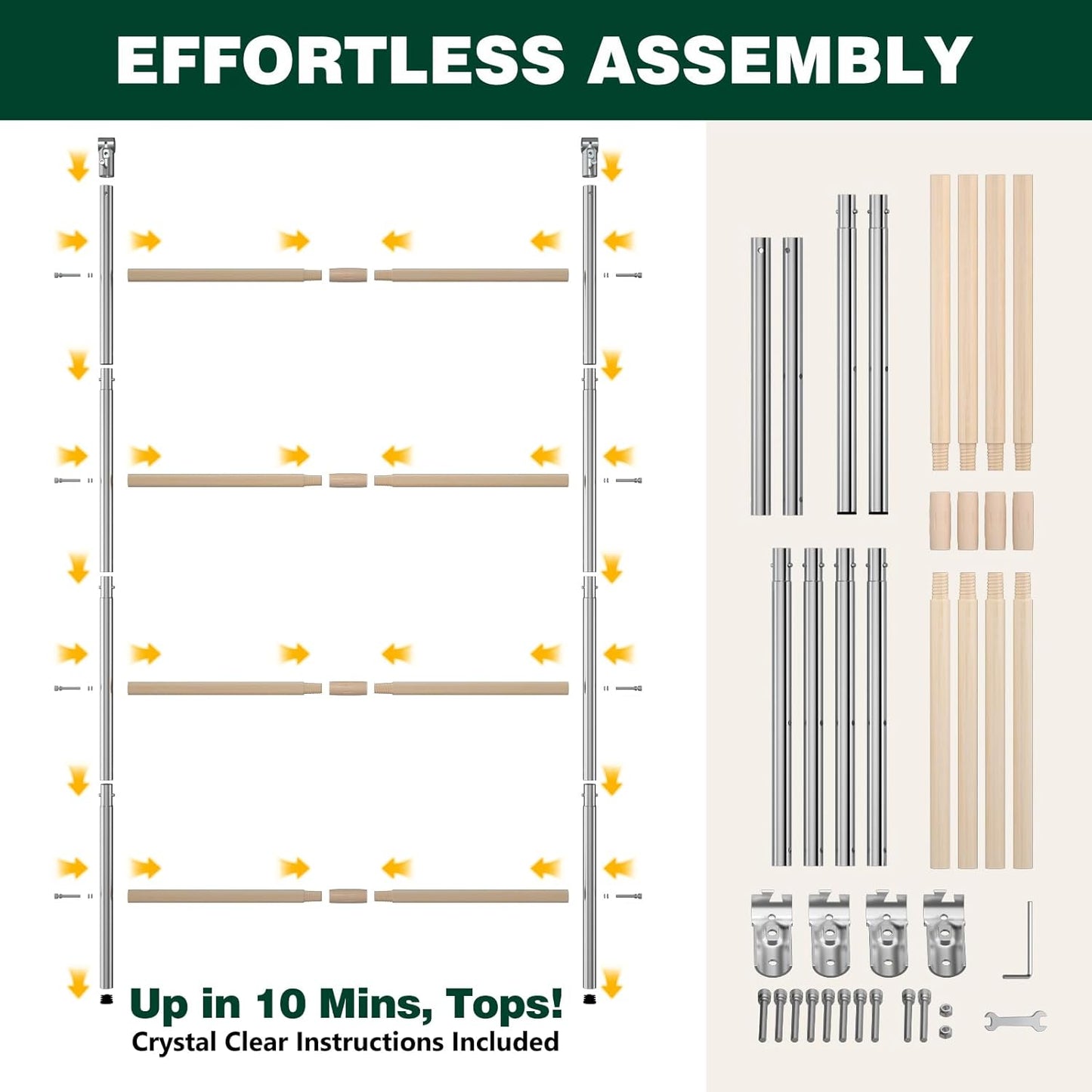 (58.2" 32" Chicken Perch Roosting Bars for Coop Farm Chicken Toys Roost Ladder for Backyard Poultry L x W)