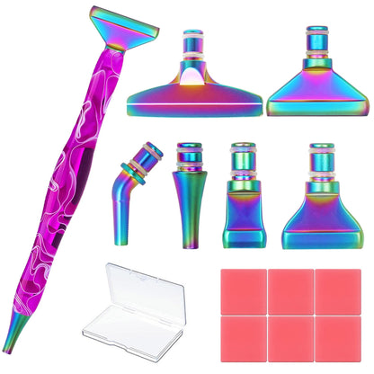 Heyseri Diamond Painting Pens, “Classic Wax Stylus” Diamond Art Pen, Gem Painting Tools Accessories, Gem Art Pen with Metal Tips for 5D Craft Nail