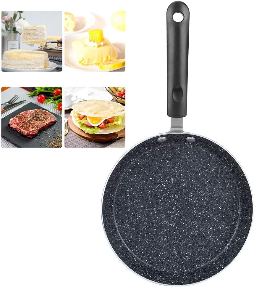 Frying Pan, Non Stick Egg Omelette Pans, Aluminum Alloy for Gas Induction Electric Cookers