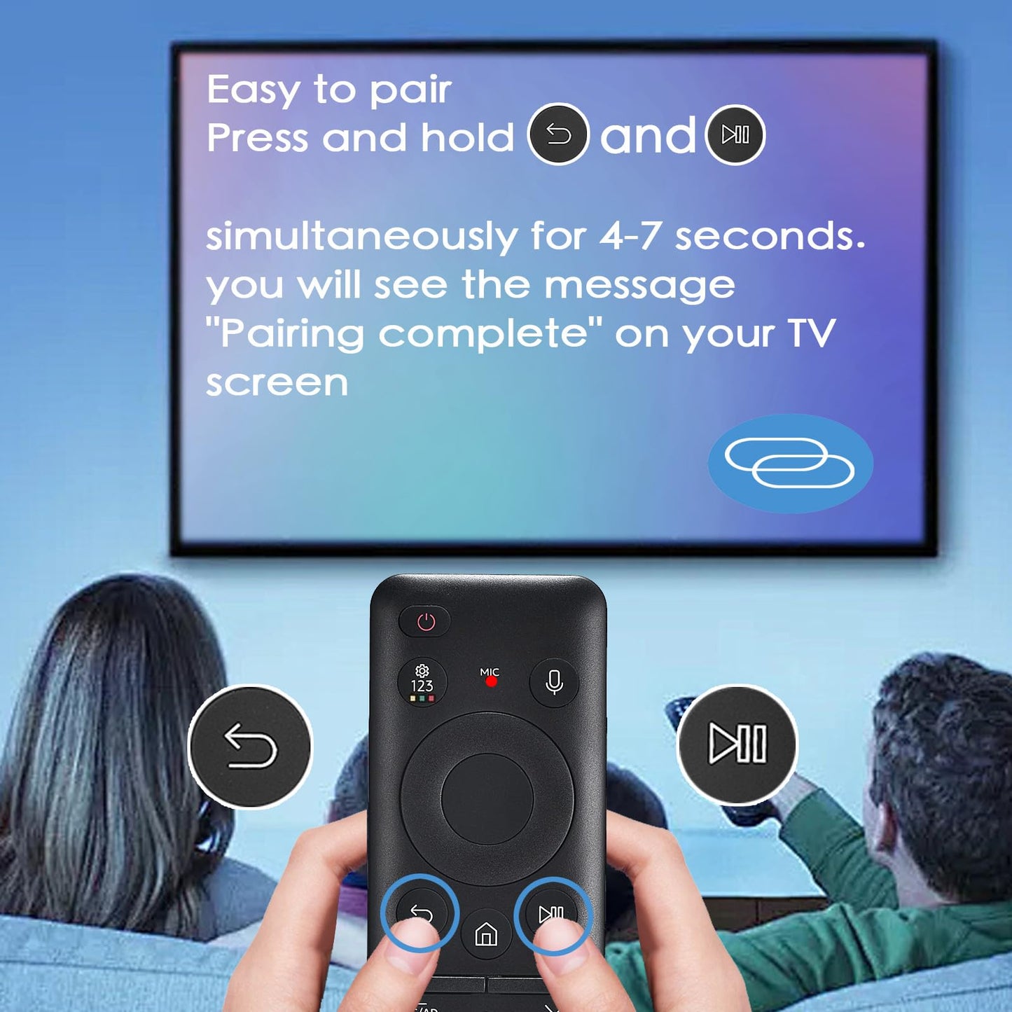 Voice Remote Replacement for Sony Smart TV Control:Comptible for 2019-2025 Sony Bravia OLED LED 4K 8K UHD,for Android Google TV with Shortcuts YouTube and Dinsey+ etc.