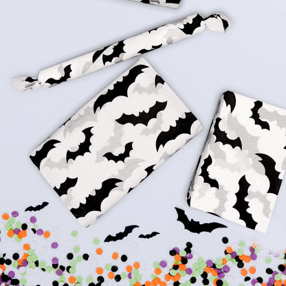 Hi Sasara 100 Black Bat Halloween Tissue Paper, 14 x 20 inch, Perfect for Gift Bags and Party Decorations