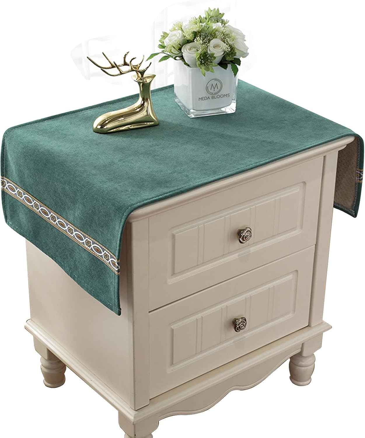 Bedside Tablecloth Table Dustcover End Tablecover Tabletop Home Decoration Fabric Tablecloth Bedside Table Cover