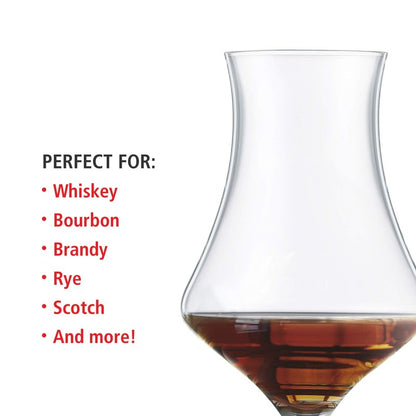 Spiegelau Willsberger Digestif Glasses Set of 4, Elegant Crystal Cordial Glasses, European-Made Glassware for Spirits, Amaro and Port Wine, Home Bar and Wedding Gifts, After Dinner Drinks, 9.9 oz