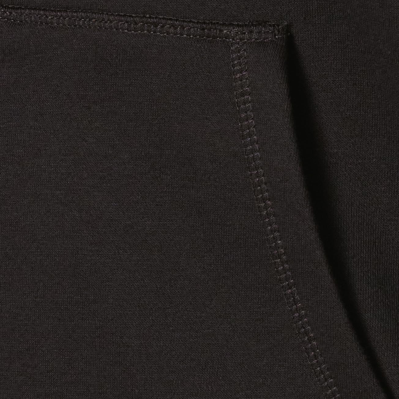 Amazon Essentials Men's Full-Zip Fleece Hoodie (Available in Big & Tall), Black, X-Large