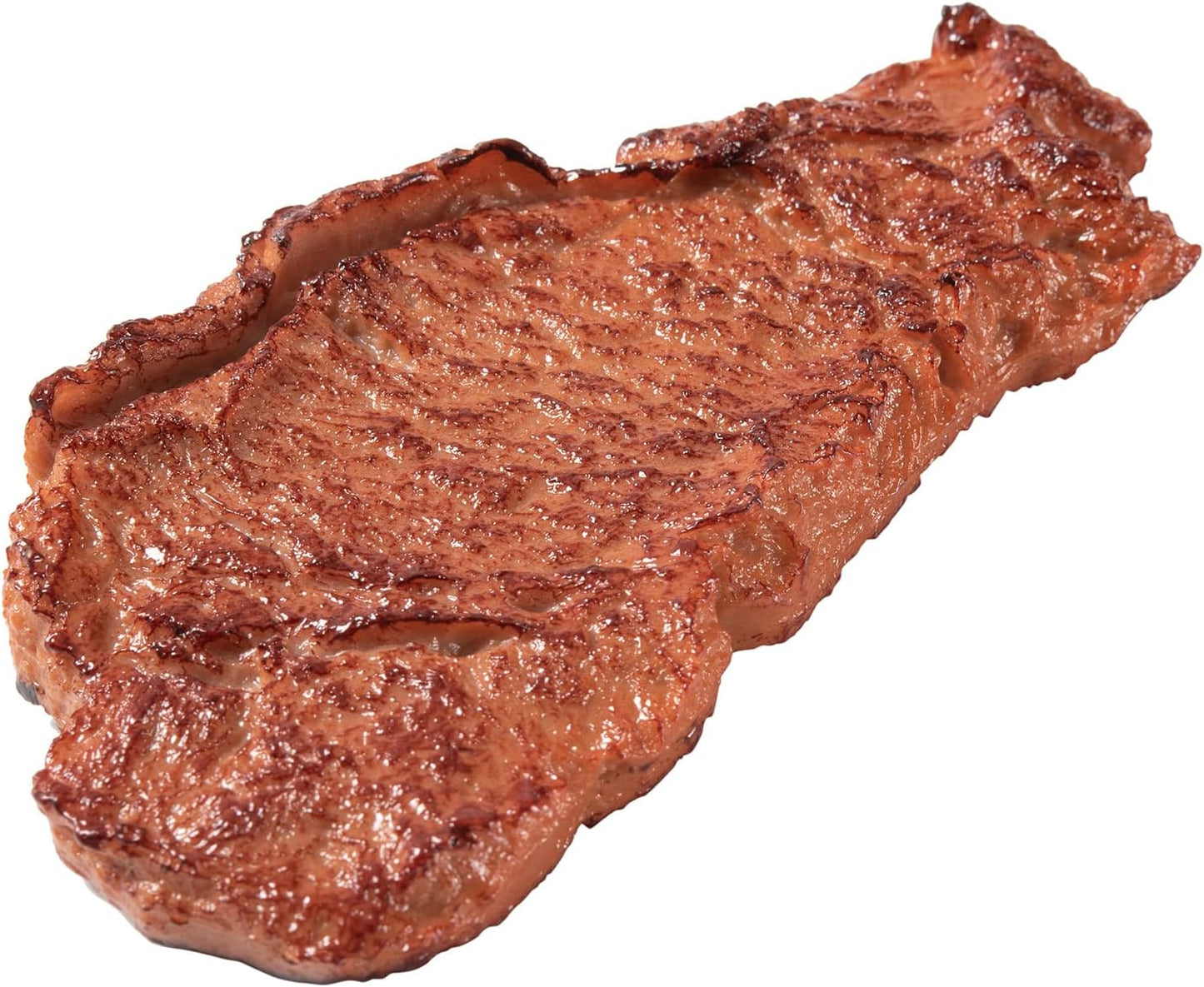 Gunsound Artificial Simulate Steak Fake Meat Food Model Photography Lifelike Cooked Roast Beef for Home Kitchen Cabinet