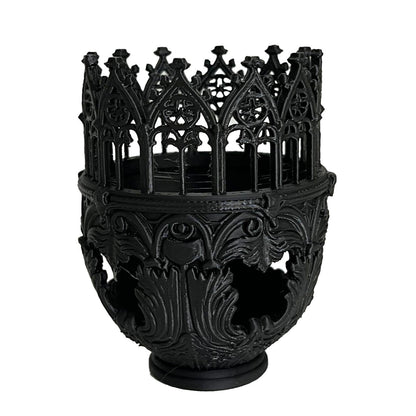 Candle Holders for Pillar Candles - Cathedral Design Centerpiece - Candlestick Holder | for Home Dinner Room Fireplace Mantel Farmhouse Wedding