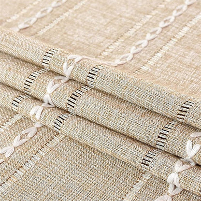 17.7 39.4inches) Bedside Table Cloth with Tassel Small Table Cover for Nightstand,Bedside Table TV Microwave (Coffee, *