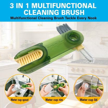 12Pcs Home Crevice Cleaning Brush Set for Kitchen Bathroom - Cup Lid Straw Dryer Vent Gap Cleaning Tools Household Cleaning Supplies