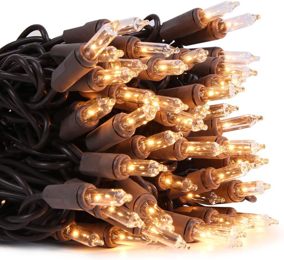 21.45FT 100 Count Bulbs 1-Pack) LIDORE Super Bright Clear Mini Christmas Tree String Lights, Gift for Decoration