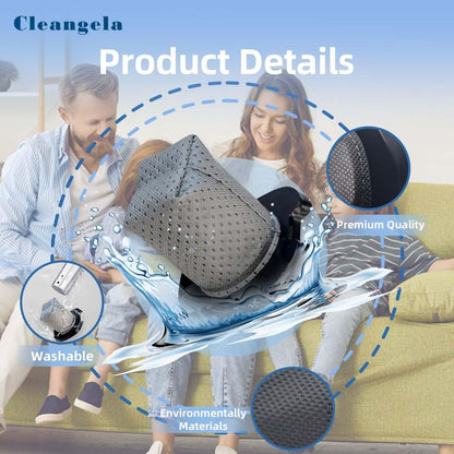 8 Pack CH701 Hand Vacuum Filter, Washable, Replacement Filter for Models: Shark Cyclone PET Handheld Vacuum CH701, CH701C, CH700WM, CH700, Replaces Parts XDCFCH700, Grey