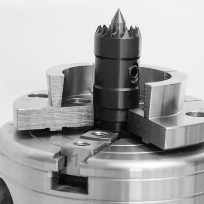 BMWOOD CK-CDC3/4+1 Two pcs 1" and 3/4“ Diameter Multitooth Drive Centers with Spring-Loaded Point Fits Most 4 Jaw Chucks for Woodturning Lathe.