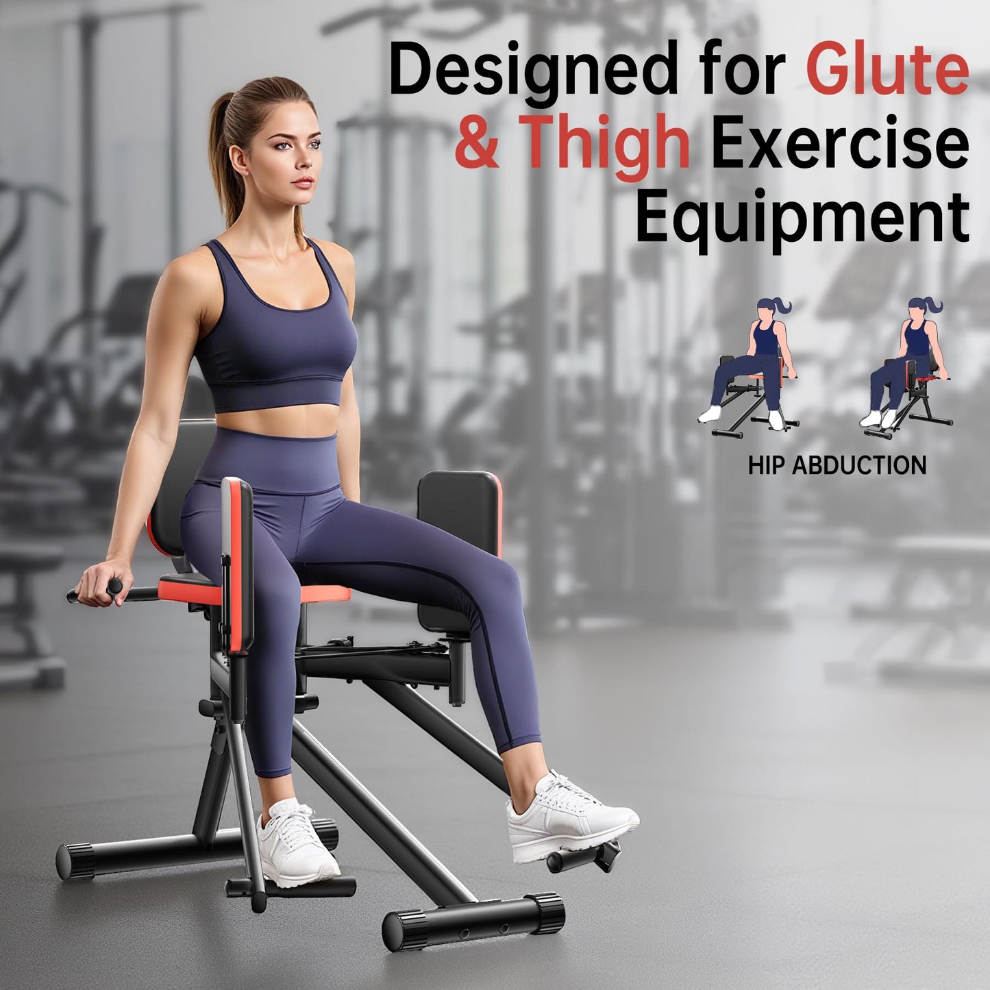 Rigel Leg Stretcher, 220LBS Leg Stretch Machine, Heavy Duty Steel Frame Equipment Splits Machine, Leg Stretching Training Machine for Home Gym Split Machine Training Fitness