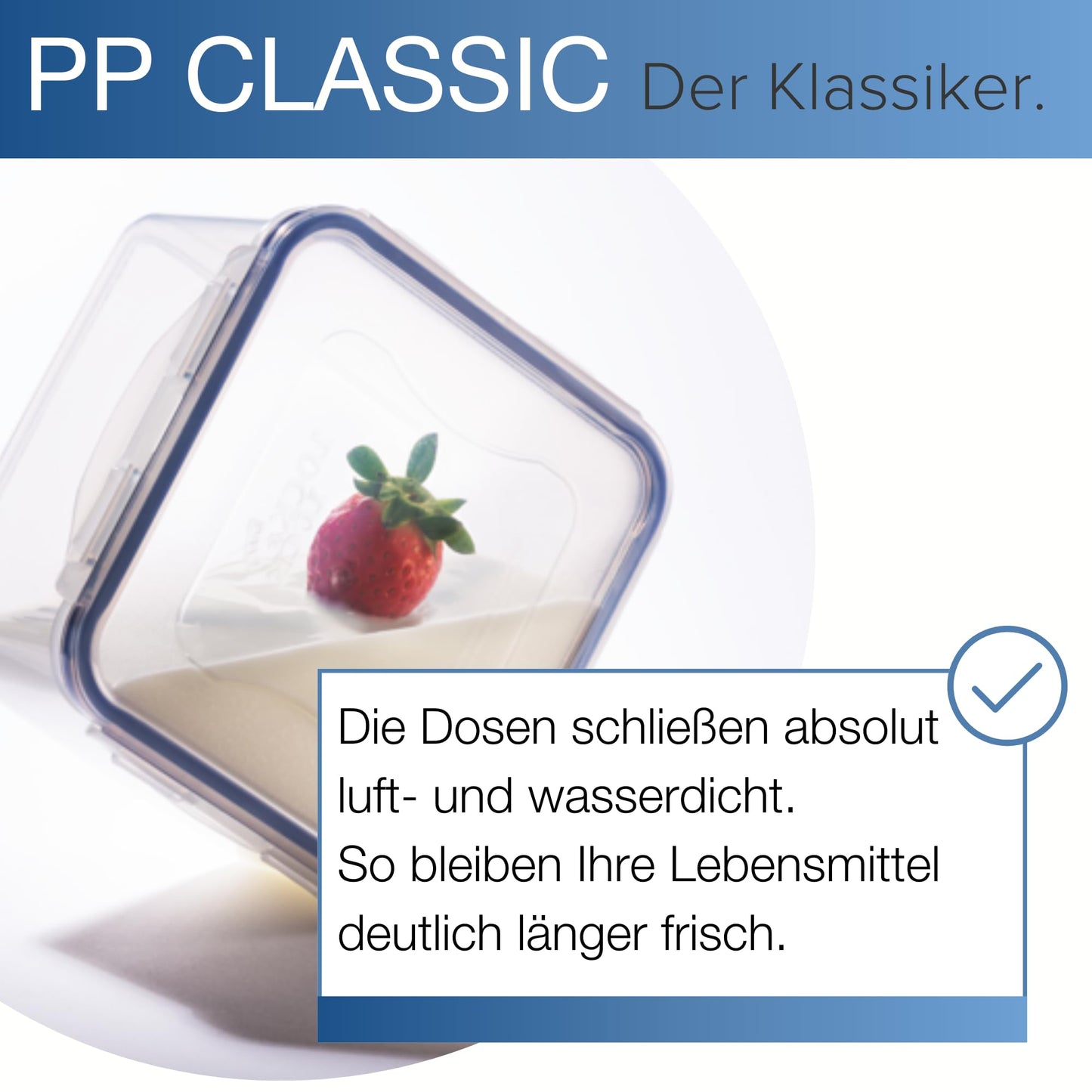 LOCK & LOCK Easy Essentials Food Lids/Pantry Storage/Airtight Containers, BPA Free, Rectangle - 8 Cup - for Cookies, Clear