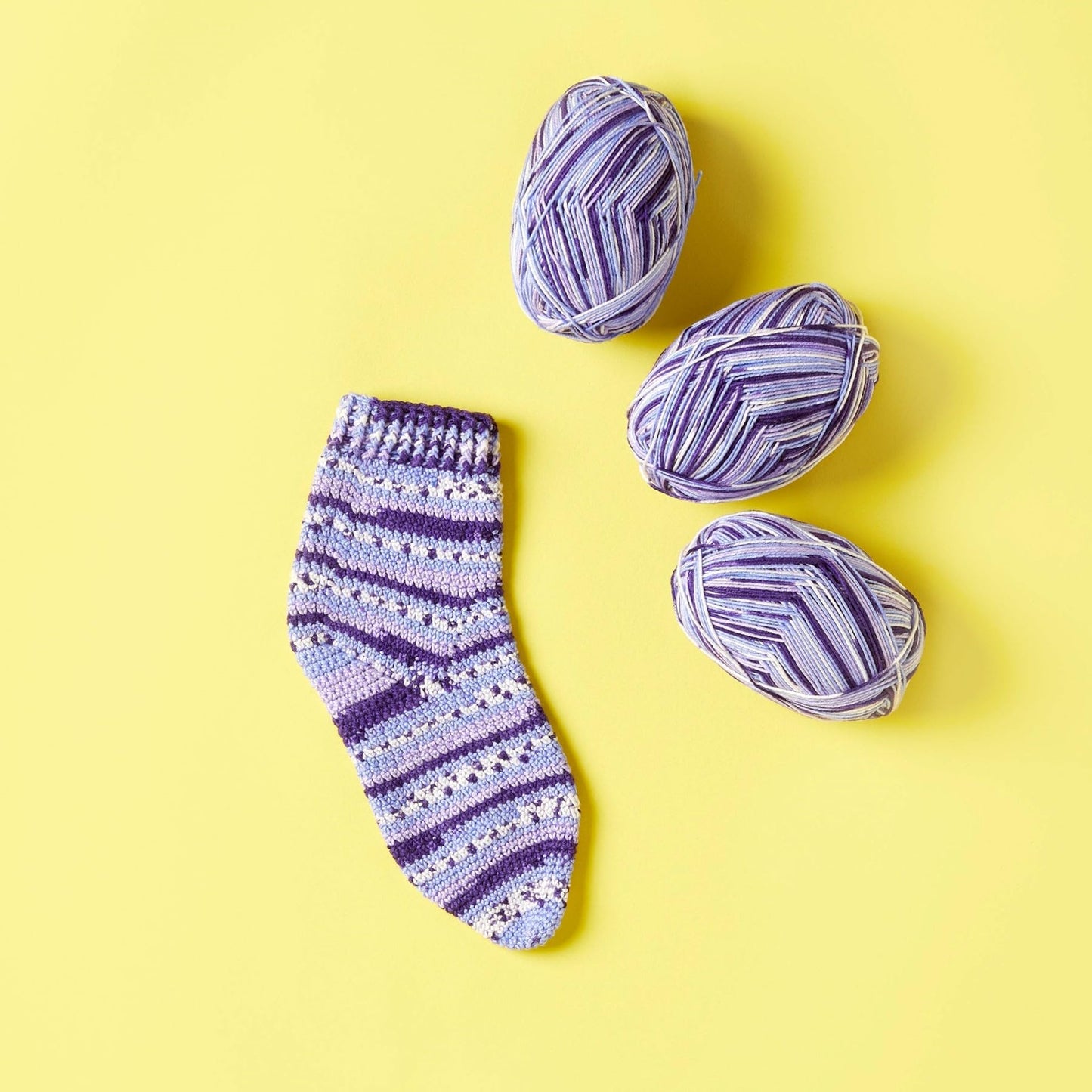 Premier Yarns Fruits, Acrylic Sock Yarn, 2-Pack Bundled with Bella's Crafts Stitch Markers (Grape)