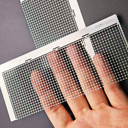 Leewoth 2pcs Stainless Steel Diamond Painting Ruler 5D Mesh Ruler 1020 Blank Grids DIY Art Crafts Painting Tools