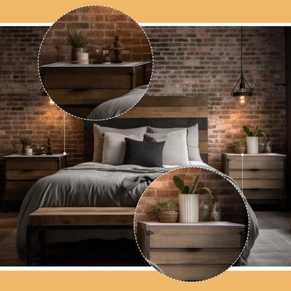 15.8 23.6 Inch, 1.5mm Trimmed Occasion(2 Nightstand Protector, Clear Plastic Table Cover Protector x Thick Rectangle