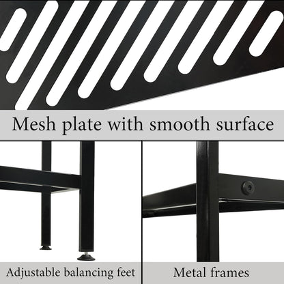 2 35 Inches Closet, Shoe Rack - Metal Shoe Organizer Tier Shoes Shelf Storage, Stackable Long Show Stand Holder
