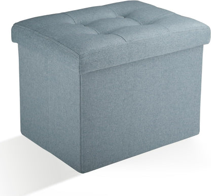 17 13 13 Ottoman Storage Ottoman Foot Rest Stool Foldable Bench with Storage Student Dormitory Bedroom and Entryway X X