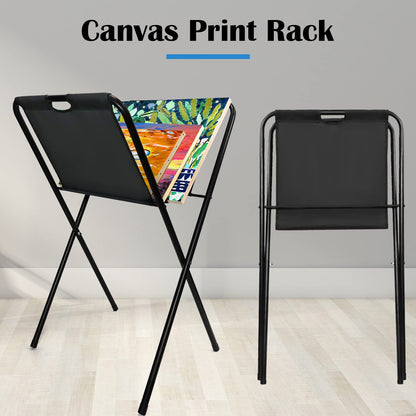 Falling in Art Canvas Print Rack, Display Rack for Posters, Holds Artwork, Prints, Panels, Canvas Art for Shows & Storage