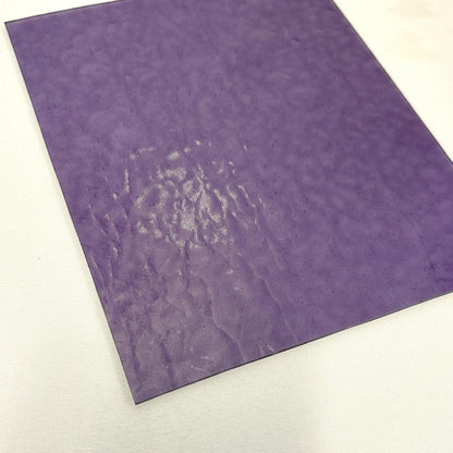 8 x 6 in Lavender English Muffle Wissmach Stained Glass Sheet – Artist-Selected and Handcrafted American Glass for Mosaic, Suncatchers & Inspired DIY Creations | Curated by BiNARi Glass Studio