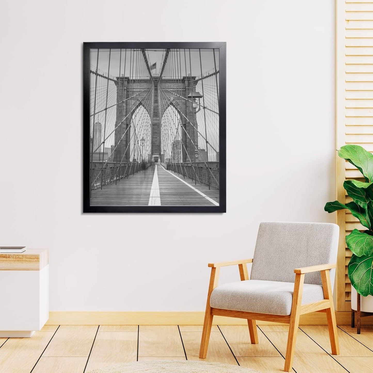 24x30 Artwork1 Pack LaVie Home Picture Frame Black, Puzzles Frame for Wall Decoration, Classic Black Minimalist Style