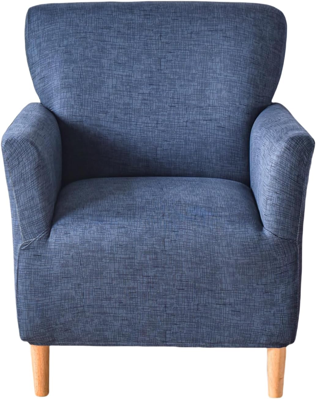 1-Piece 01 NILUOH Banquet Armchair Slipcover Stretch Chair Covers with Arms Printed Soft Accent Chair Cover Anti-Slip
