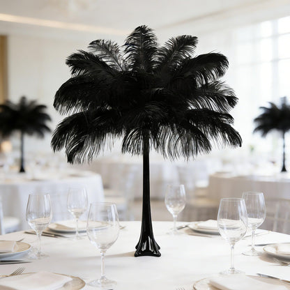 THARAHT Ostrich Feathers 12pcs 16-18Inch 40cm-45cm Large Natural Bulk for Wedding Party Centerpieces Christmas Tree Holiday Home Decoration Feathers