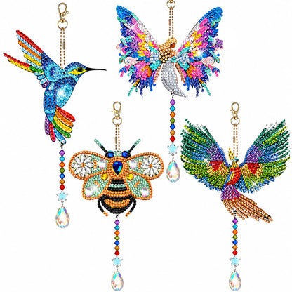GOOTXUSK Art and Crafts for Kids Girls Ages 8-12, 8 9 10 11 12 Year Old Girl Birthday Gifts,Gem Art Diamond Painting Kits for Kids 8-12,Teenager Girl Gift Ideas,DIY Activities Window Suncatcher