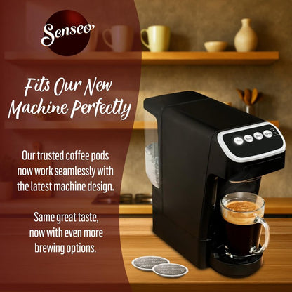 Senseo Strong Dark Roast Coffee Pods – 144 Count (3 Packs) – Bold & Intense Flavor with Rich Crema – Single-Serve Coffee Pads Compatible with Senseo & PeleCom Machines