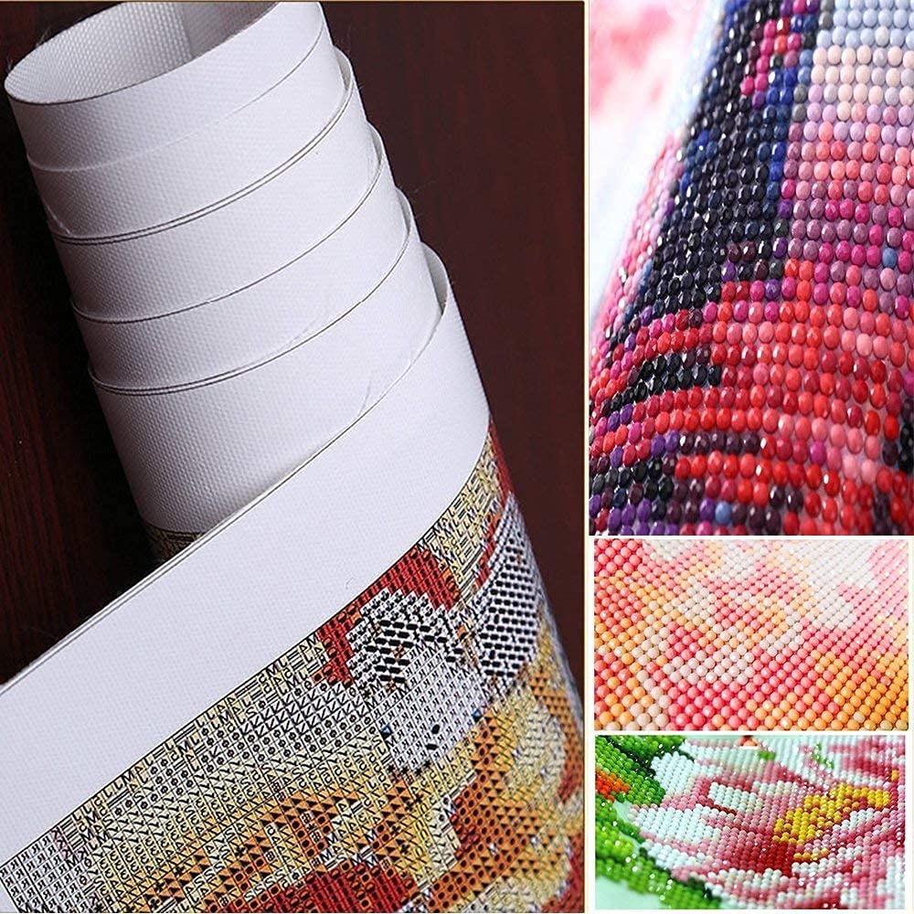 YIMORE 5D DIY Diamond Art Painting Kits for Jesus Lion Lamb 16X16 inches for Adults Kids，Full Round Drill Crystal Rhinestone Embroidery for Home Wall Decor