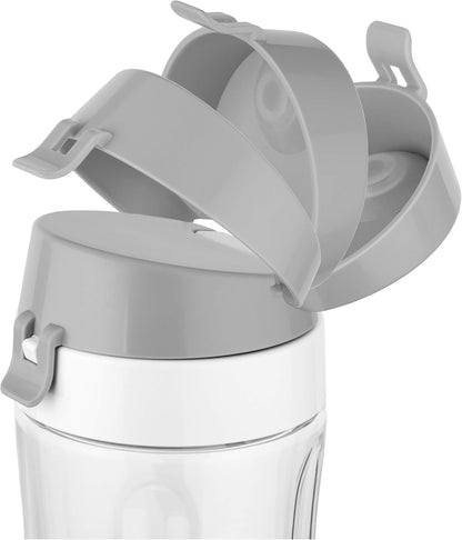 Sencor Smoothie Blender, Portable Personal Blender for Fitness Shakes, Extra Blender Cup and Lid, 300w WHITE
