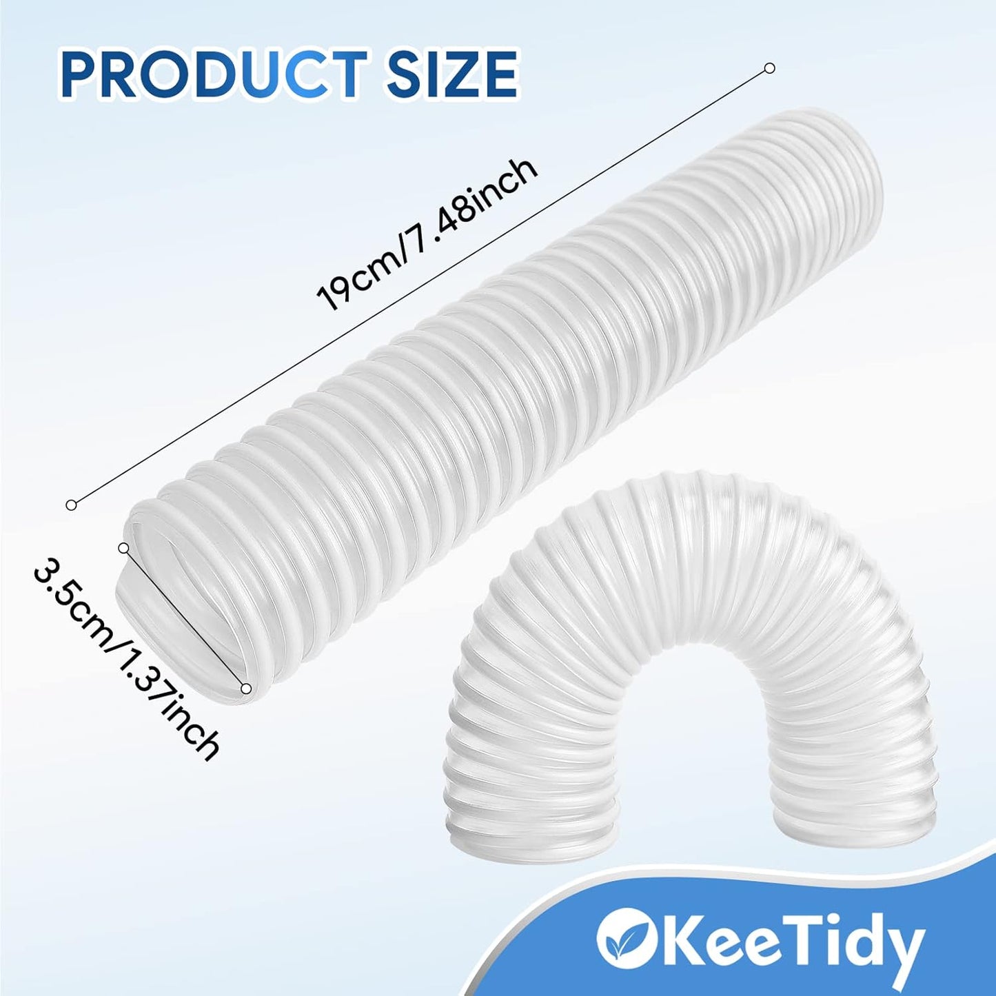 Rotator Vacuum Hose Replacement Parts for Shark Rotator Vacuum Cleaner NV752, NV341, NV470, NV500, 2 Pack