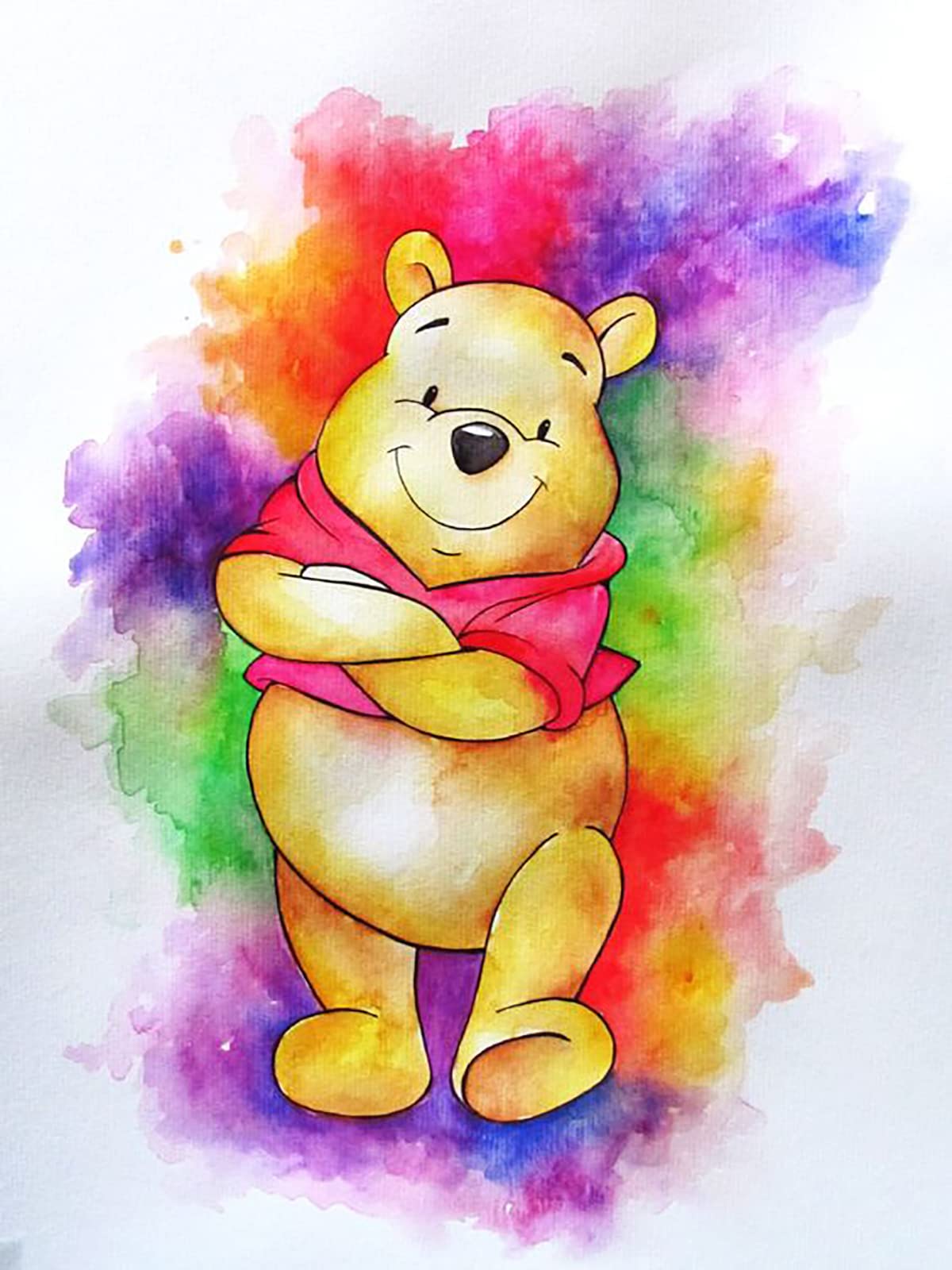 HUANNY 5D Diamond Painting Kits for Adults, DIY Bear Diamond Art, Full Drill Cross Stitch Canvas Art