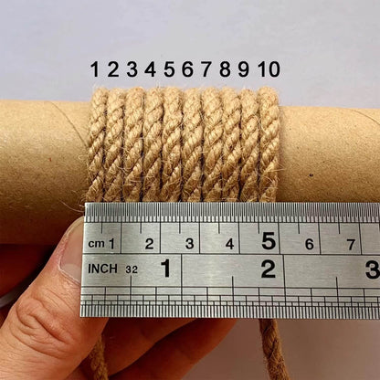 ILIKEEC 2-Pack Natural Jute Twine Rope, 5mm x 656ft Heavy Duty Sisal Hemp Rope for Crafts, Gardening, Cat Scratching Post, Bundling & Hanging, 328Feet/Roll