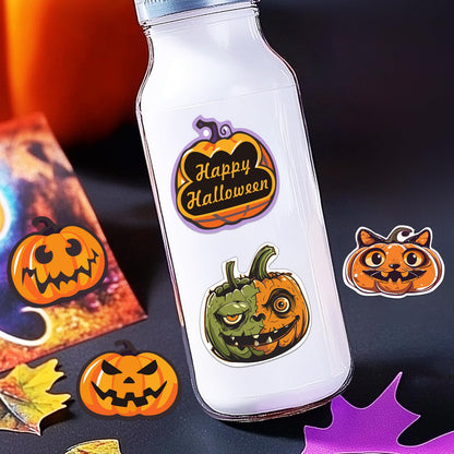 Thanksgiving Stickers for Kids,1000pcs Thanksgiving Character Stickers with 16 Patterns of Pumpkin, Use for Decorating Party, Envelope Seals Label and Candy Bags Sealing