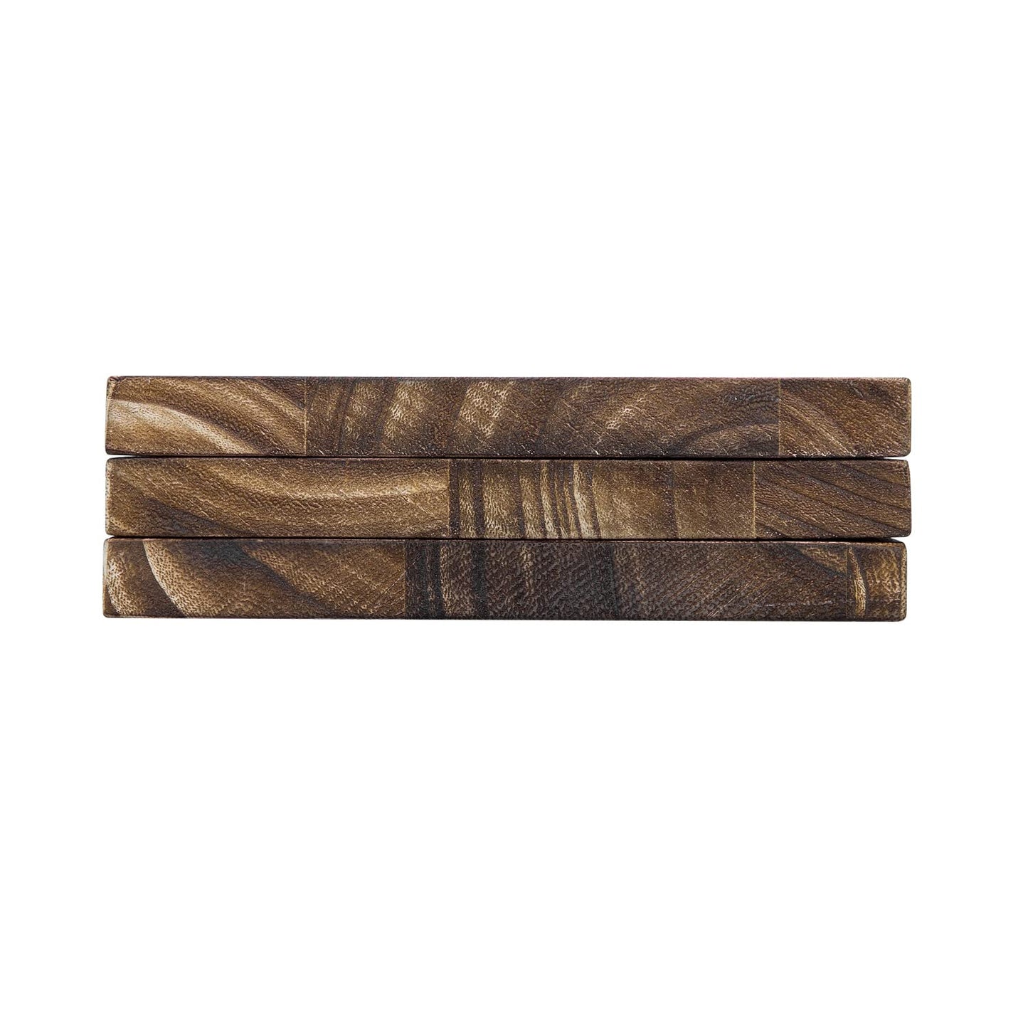 Multifunction Unfinished Wood, Wood for Crafts, Signs, Wall Decorations, Storage Shelves, 16.5" x 5.9" x 0.59", Set of 3, Carbonized Black, Blank Wood Signs for Front Door