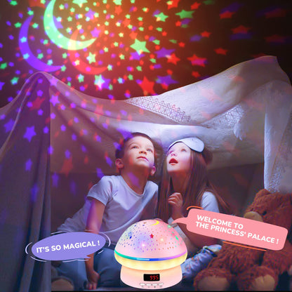 MINGKIDS Toys for 3-8 Year Old Girls Boys,Timer Rotation Star Night Light Projector Kids,16 Lights Moode, 2-9 Year Olds Kids Chritsmas Birthday Gifts for 4 5 6 Year Old,Girls Room Decor