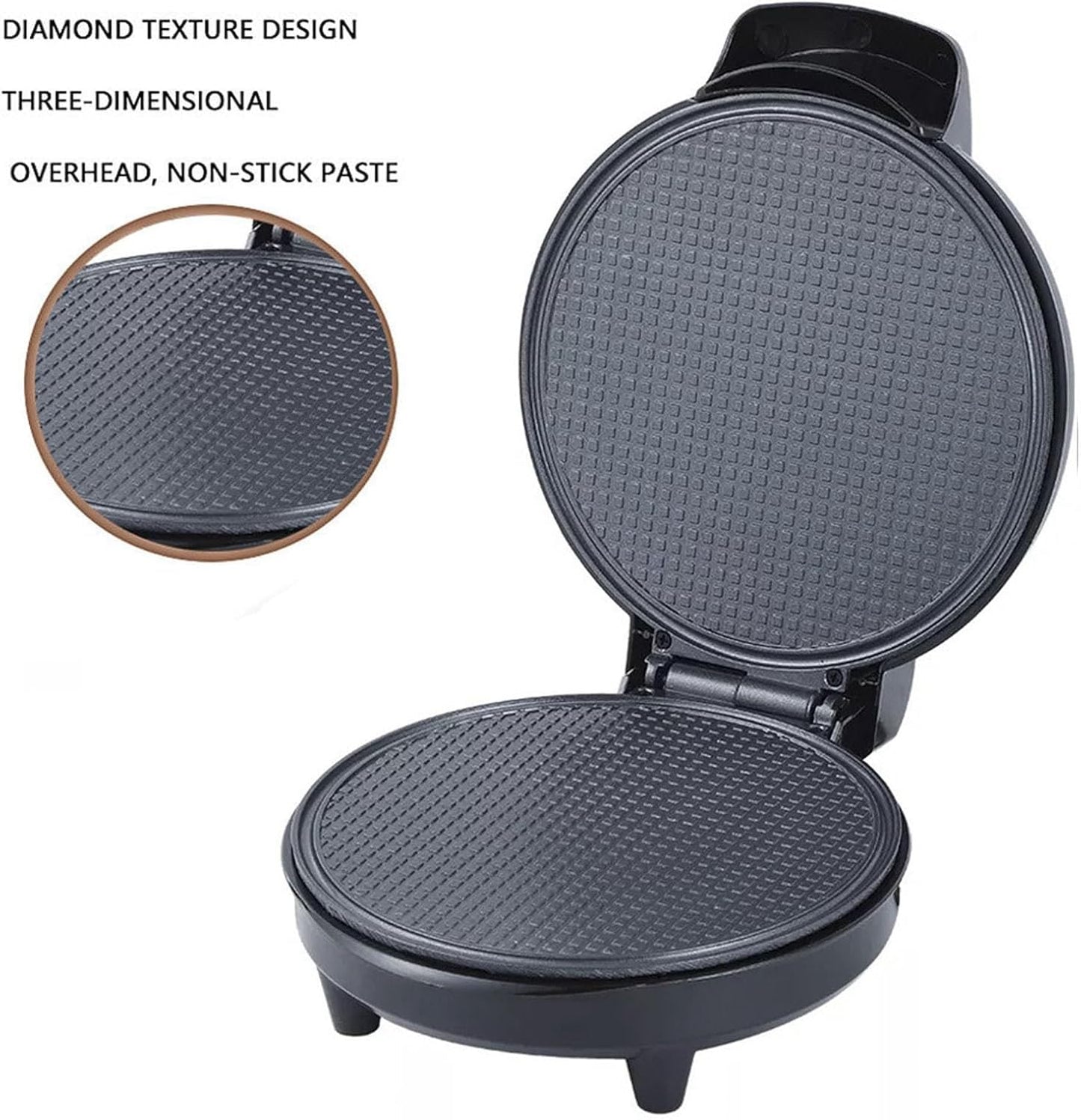 Yosoo 1200W Nonstick Waffle Cone and Bowl Maker, DIY Home Kitchen, Temperature Control, Easy Maintenance