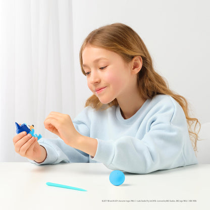 HEY CLAY Bluey & Friends - Air-Drying Clay for Kids - Arts and Crafts Creative Modeling Clay Kit Children Ages 4-8 (Full Set (6 Characters))