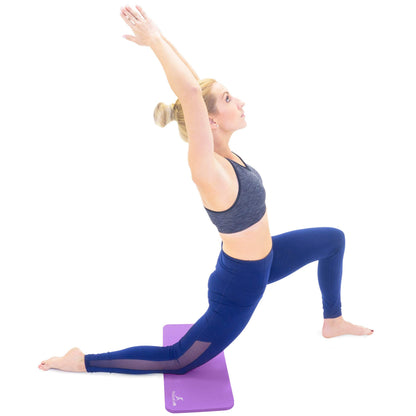 ProsourceFit Extra Thick Yoga Knee Pad and Elbow Cushion 15mm (5/8”) Fits Standard Mats for Pain Free Joints in Yoga, Pilates, Floor Workouts