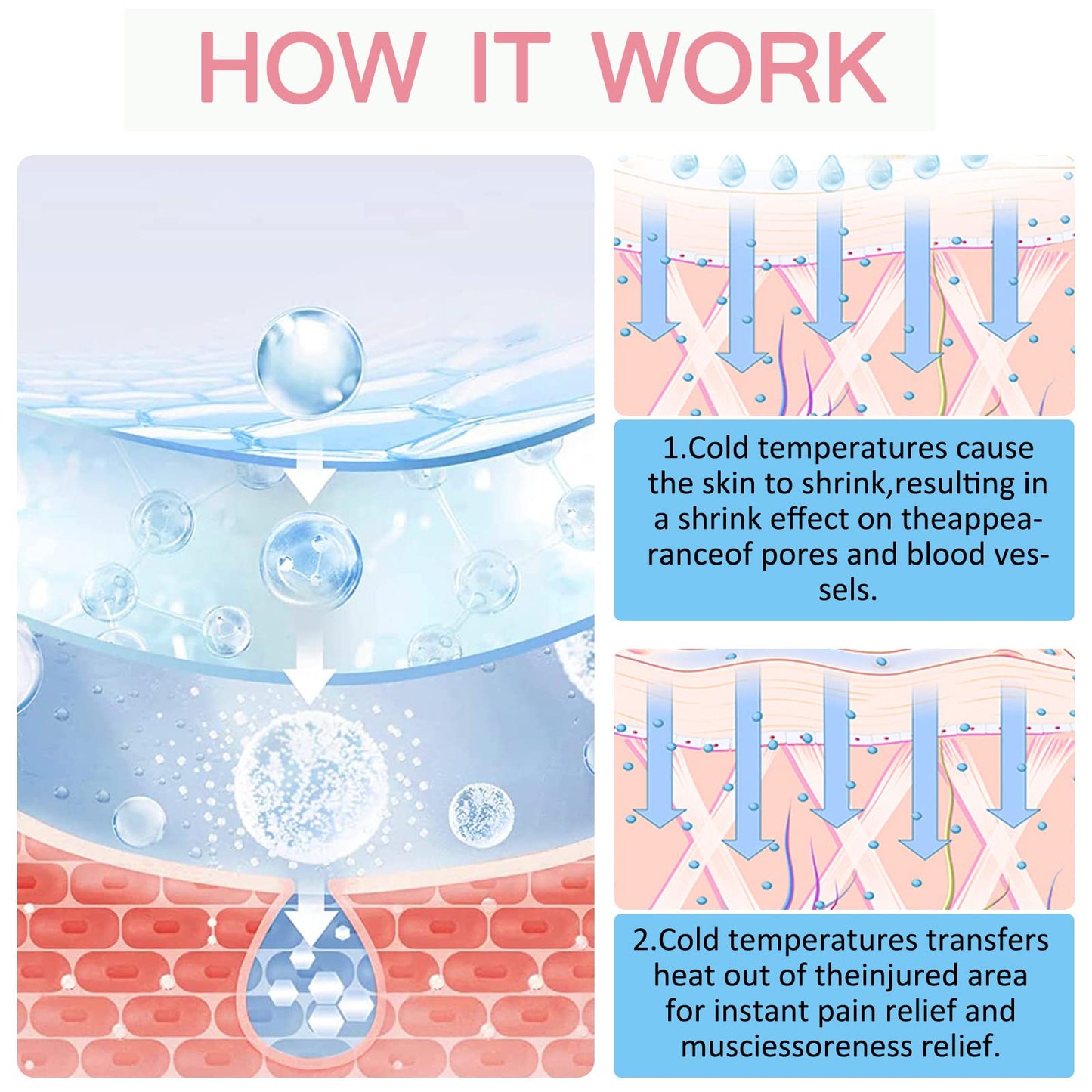 RoseFlower Facial Ice Roller, Ice Roller for Face Eyes Body, Reusable Ice Mold for Face Effectively Remove Puffiness, Reduce Pores, Sunburn Repair, Gua Sha Beuty Tool - LeakProof #8